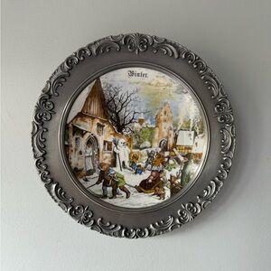 Vintage Seltmann Weiden Collectible Plate ‘Winter'